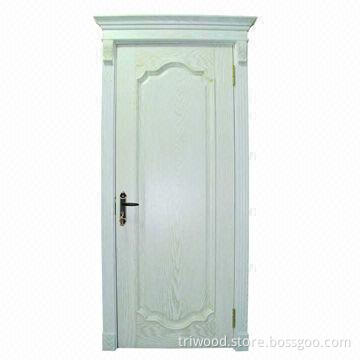 Exquisite Interior Composite Wood Door with Natural Wood Veneer and Environment-friendly Painting
